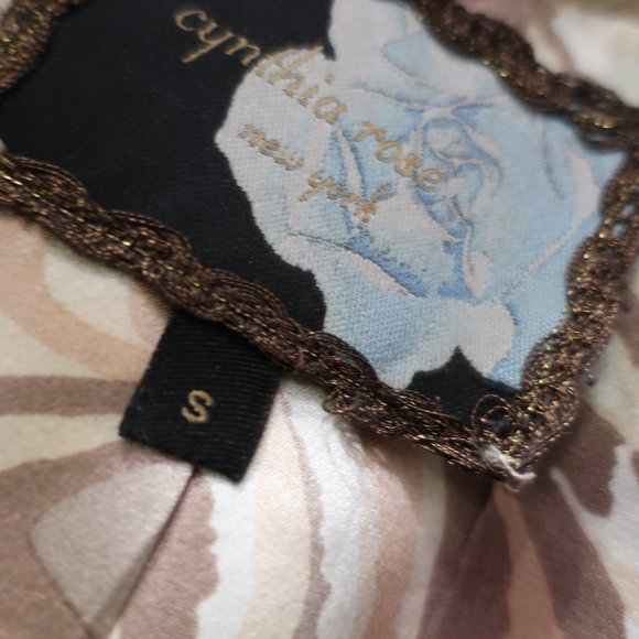 Women Cynthia Rose 2pc Camel Tank Dress W/Matching Crop Blazer S - Picture 10 of 11